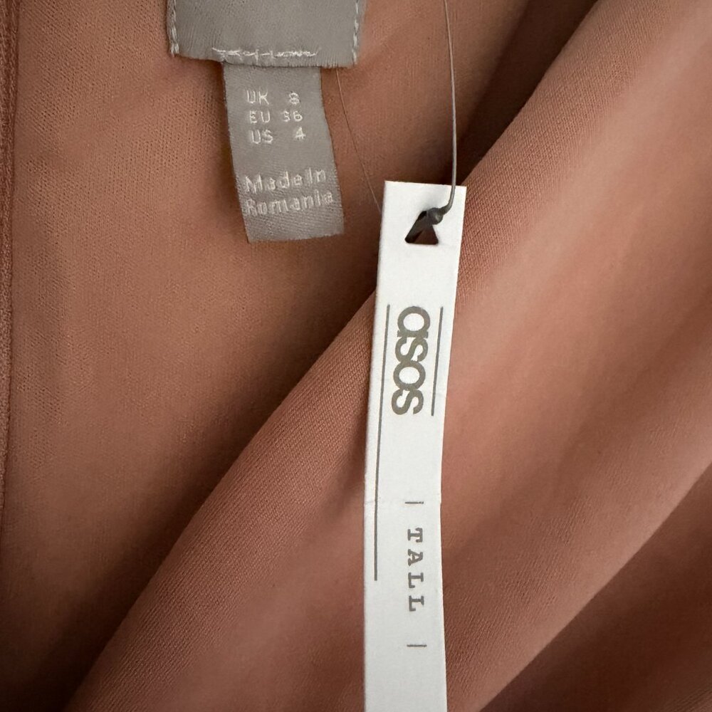 ✨ NWT✨ ASOS Fallen Shoulder Scuba Jumpsuit - Picture 4 of 11